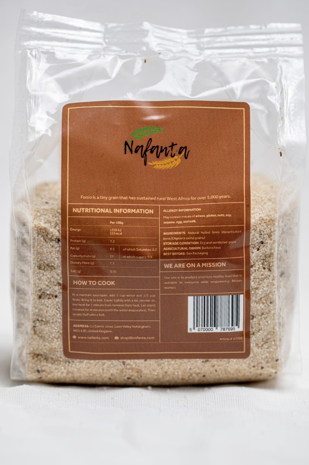 Nafanta Fonio Super Grain (Single pack) - Image 2
